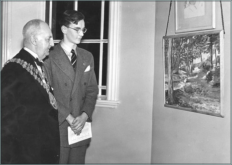 Stockport & District Art Exhibition in March 1954.